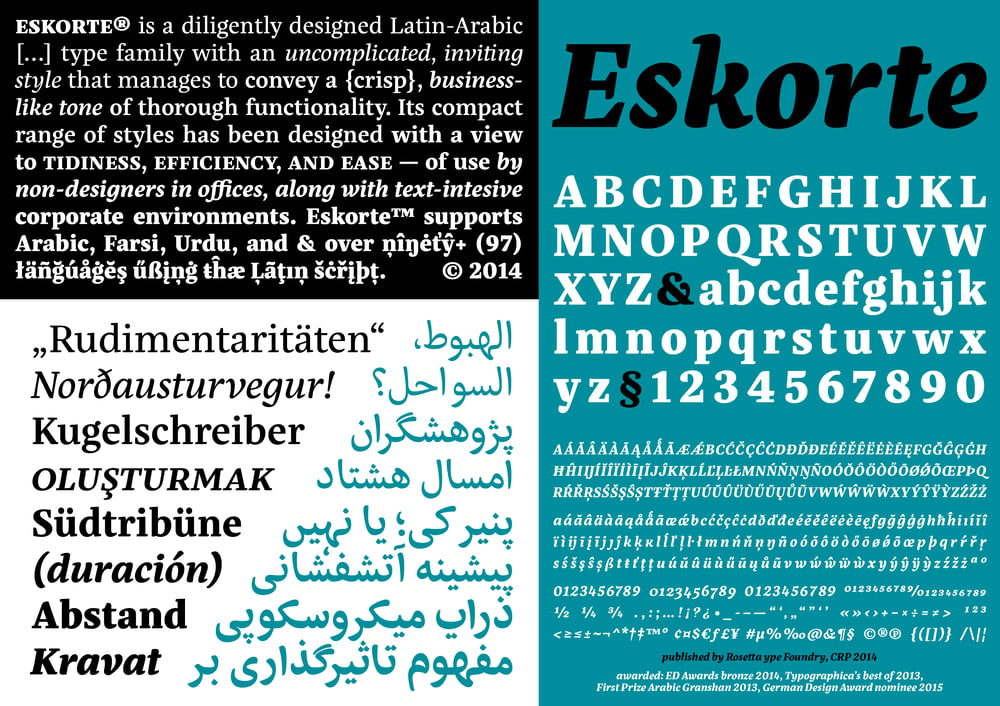 Eskorte Type Design