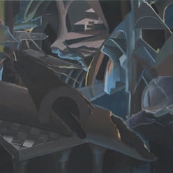 o.T. (Acryl auf Leinwand, 100 × 120cm)