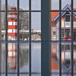 Schwimmhalle des Hotels Hafendorf Rheinsberg