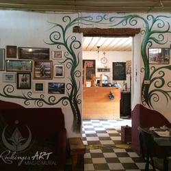 Ranken in einem Café-Restaurant in Ecuador