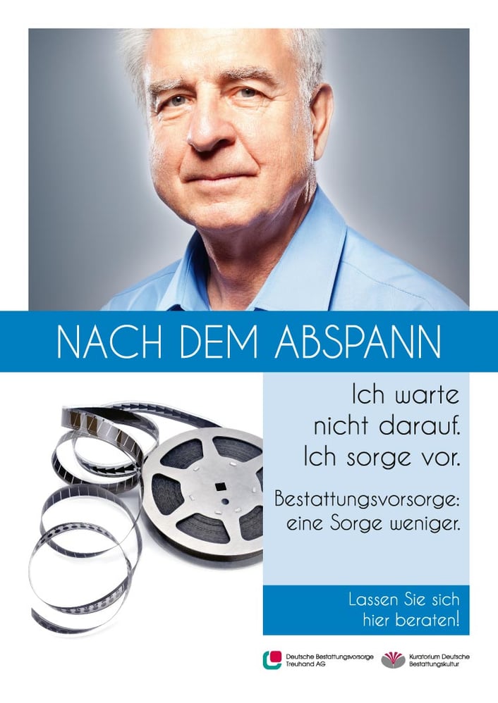 Plakatkampagne Bestattungsvorsorge 2016
