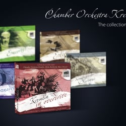Design for all 5 CD collection for Chamber Orchestra Kremlin.