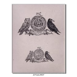 SonVives Exlibris. Lithographie.