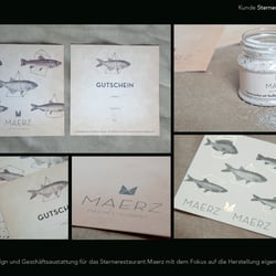 Corporate Design für das Sternerestaurant Maerz und Maerz