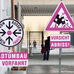 Grafik-Design für die Dokumentationsausstellung der IBA Sachsen Anhalt