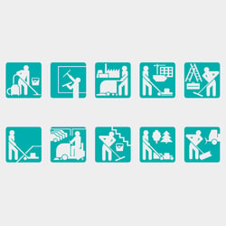 Icons für FOKON Dienstleistungen
