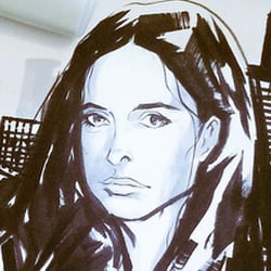 s/w Skizzen JESSICA JONES