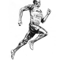 Poster Design „Usain Bolt“