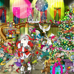 Wimmelbild Motiv „Weihnachten“ / Adventskalender