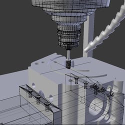 CNC Fräskopf modeling