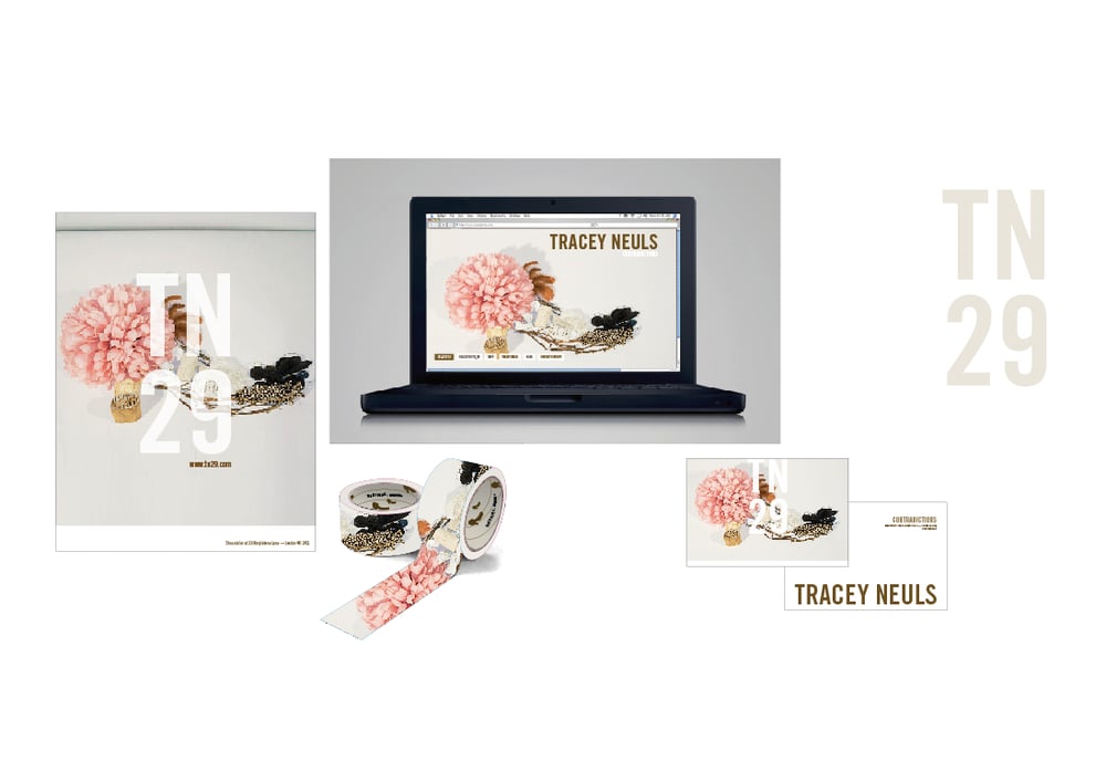 Tracey Neuls, Shoe Designer, London, Brand identity and promotion pieces