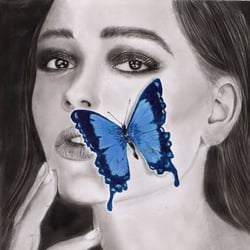 Metamorphose (Metamorphosis) – Surreale Kohlekunst – Mary G.