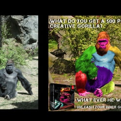 My original photo from the Bronx Zoo.