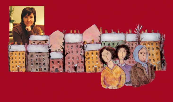 Umschlagbild für das Buch von Elena Ronina „Drei Frauen“