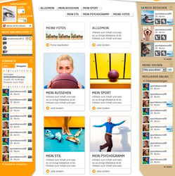 Sporty Partner // Entwürfe für ein Datingportal für sportliche Singles