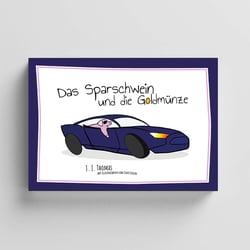 Buchgestaltung „Das Sparschwein und die Goldmünze“, Edition Quadylle