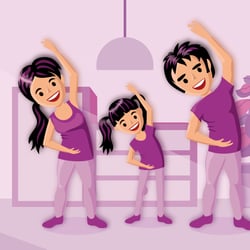 Home-Fitness für Familien