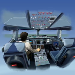 Flugsimulation