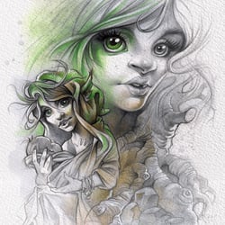 Innenseiten-Illustration Laeah mit Philipp