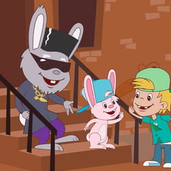 Der Hip Hop Hase – Animation für Family Screen
