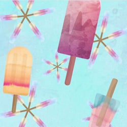 Summerbreeze Popsicles – 2D Animation mit Aquarelltexturen