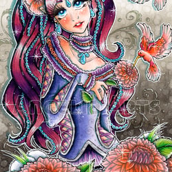 Purple Beauty, DIN A5