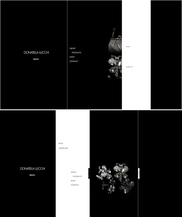 Website for fashion stylist Donatella Lucchi