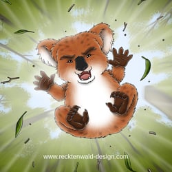 Dropbear Illustration