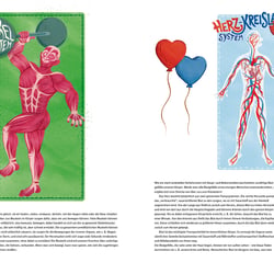 Illustrationen Broschüre „Körper“/Layout: Eileen Frühauf_Stiftung Haus der kleinen Forscher