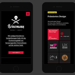 heinemann.design – mobile