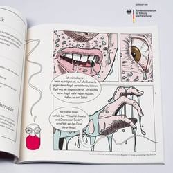graphic textbook – Kommunikation in der Palliativmedizin – Beispielseite