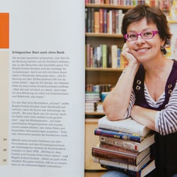 Finanztest Spezial „Selbstständige“, Oktober 2010. Portrait Brigitte Endres-Grzybek, Buchhändlerin Wiesbaden