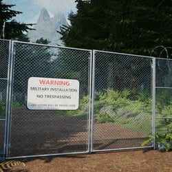 No trespassing