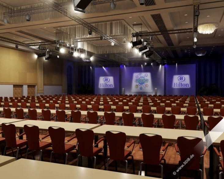 Eventvisualisierung für eine Hilton Hotel Konferenz