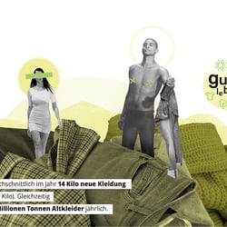 Redaktionelle Illustration „(Alt-)Kleider“