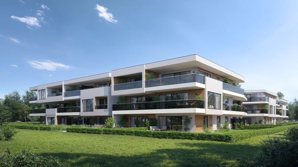 Aussenvisualisierung der Wohnoase Baderstraße