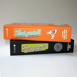 Die Boxen haben das Aussehen von Büchern und auch eine Taschenbuchgröße.