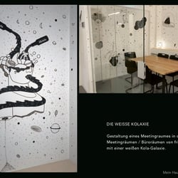 Mural Design für fritz kola – Die weiße Kolaxie