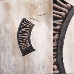 Sebastiano Calleri Acryl, Mixtechnik
