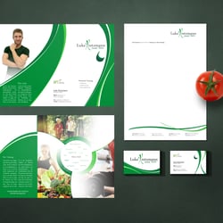 Luke Kretzmann Personal Trainer Briefpapier & Visitenkarte
