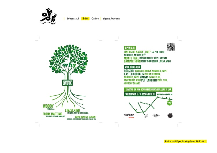 Plakat und Flyer für Why-Open Air