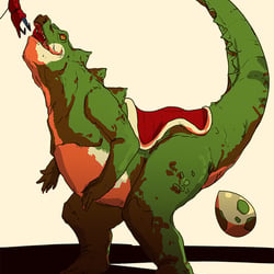 kleine Illustration zum Spaß – Yoshi-Godzilla