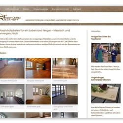Webdesign für die Tischlerei Rieckhoff