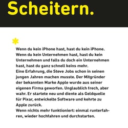 Illustration Postkarte Yello Fail Talk