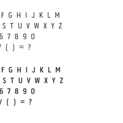 Cadosys Typographie