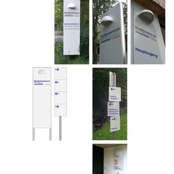 Evang. Jugendbebegnungsstätte Josefstal: Konzeption und Gestaltung der Gebäude- und Geländebeschriftung