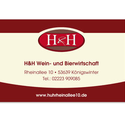 Design von Visitenkarten für eine Gaststätte