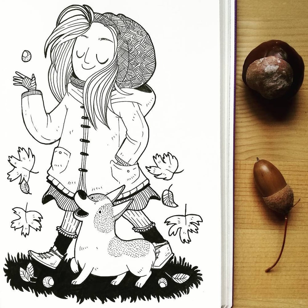 Inktober 2017 „Fall“