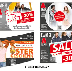 Anzeigengestaltung für Firma Fashion Up