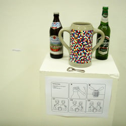 Marc Olbrich, Beering Closer, 2014, Installation und Anleitung